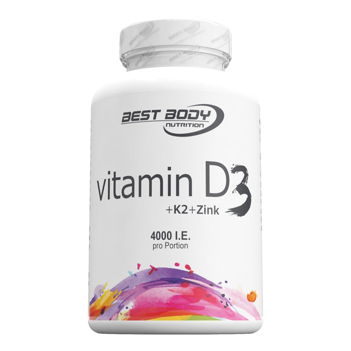 Compresse di vitamina D3 + K2 + zinco 