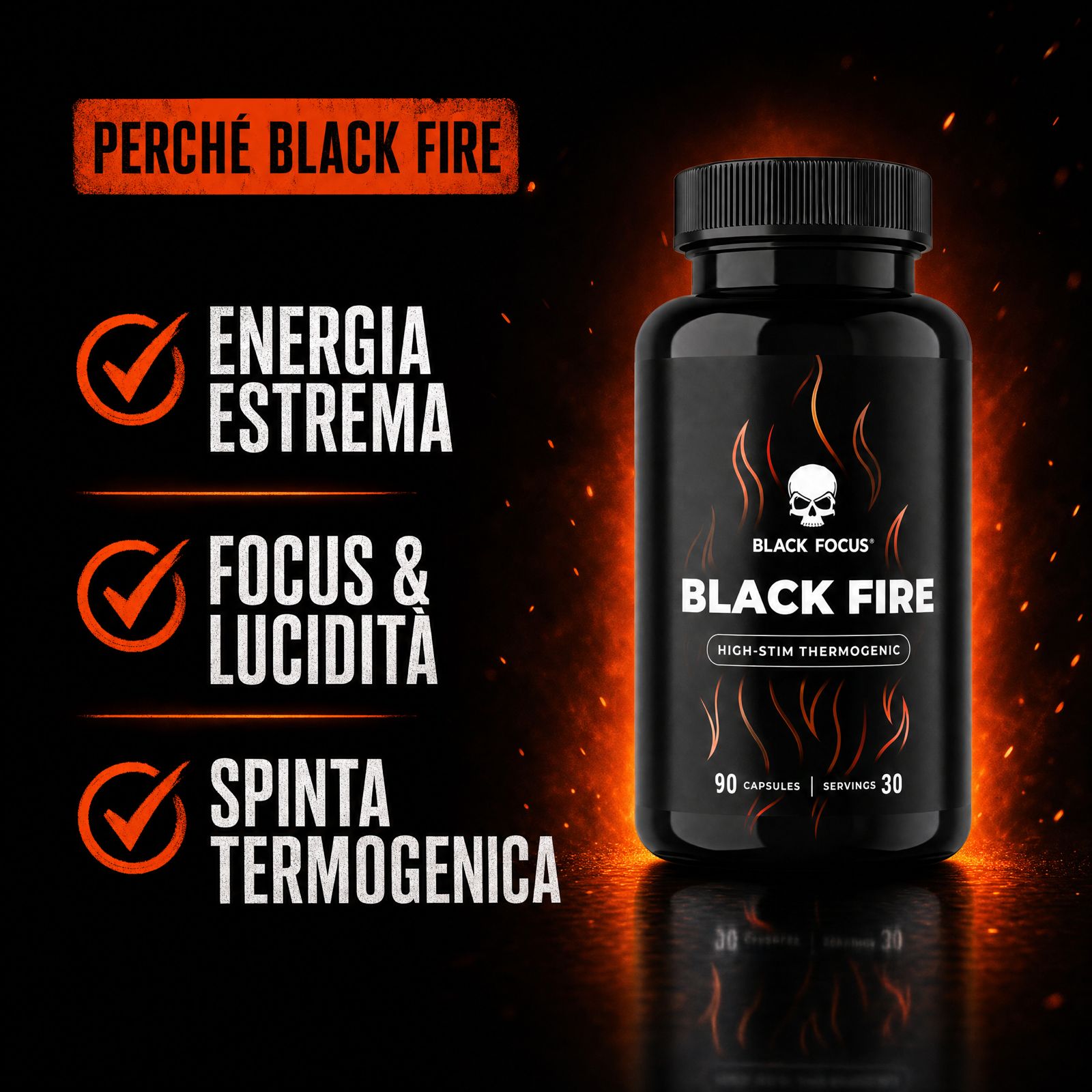 Black Fire Thermogenic Extreme 90 Caps