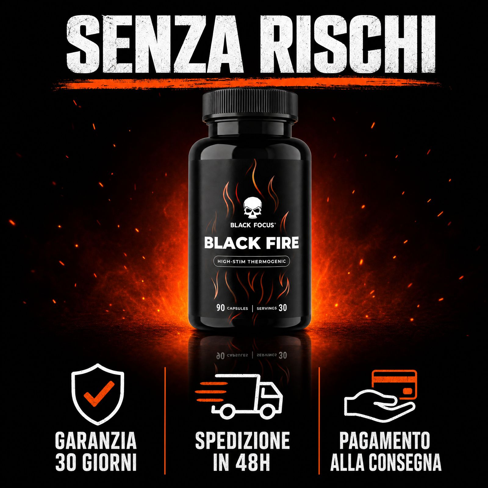 Black Fire Thermogenic Extreme 90 Caps
